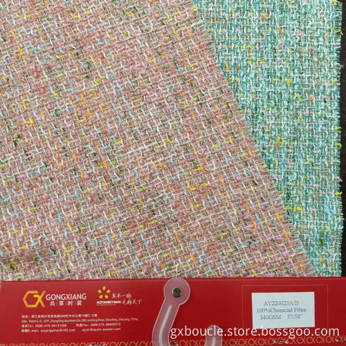 Boucle Fashion design with Lurex fabrics